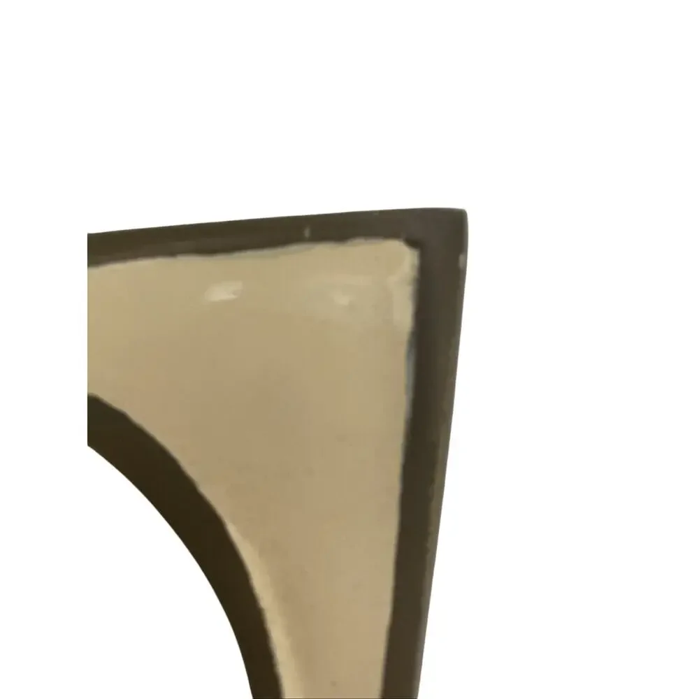 Brass/Metal Letter E 3D Wall Plaque 3.75